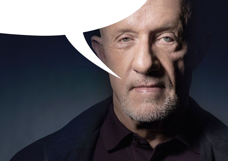 Mike Ehrmantraut from Breaking Bad